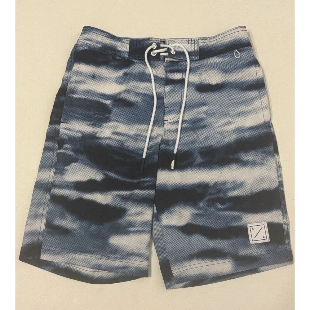American Eagle Outfitters Tie Dye Swim Shorts Drawstring Back Pocket XS